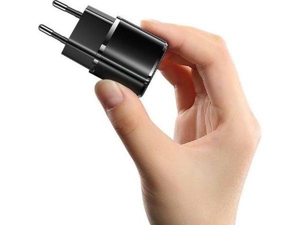 USAMS kabelbunden laddare 1xUSB-C T36 mini 20W (endast huvud) PD3.0 fast charging vit CC124TC02 (US-CC124)