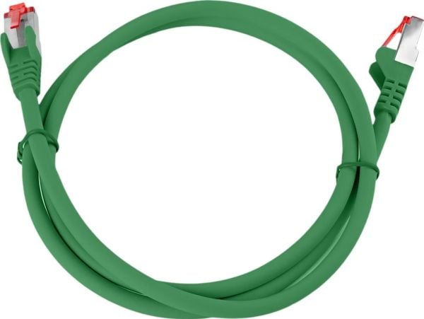 Spacetronik nettverkskabel RJ45 CAT 6 S/FTP AWG27 LSZH grønn 5 m