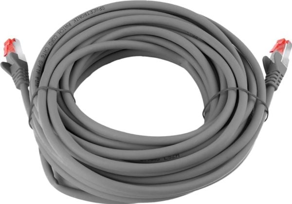Spacetronik kabel RJ45 CAT 6 S/FTP AWG27 LSZH, blå 10 m