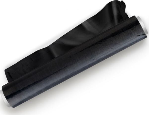 Platinet PLATINETT STREKKFOLIE 23my/500mm SVART 3KG (Folie 2,5kg, hylse 500gr)