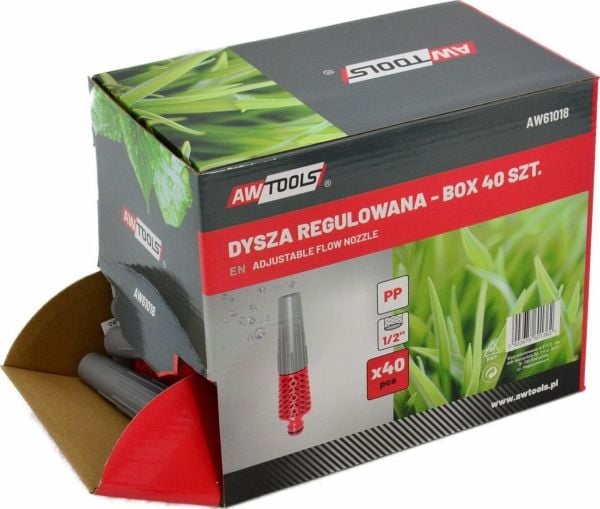 AWTOOLS reglerbar munstycke BOX-40 st.
