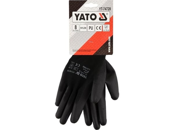 YATO arbeids-/arbeidshansker i nylon svart 8