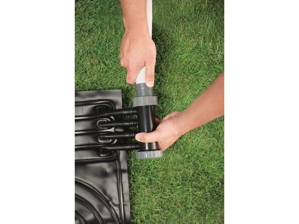 Bestway 58423, Solvärmematta för pool, Svart, Polyvinylklorid (PVC), 1,46 m², 3 - 5 ° C, 1100 mm