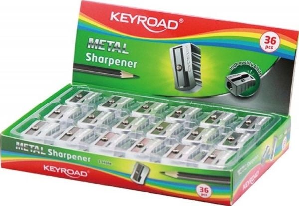 Keyroad aluminiumsviskelærs? enkel visker i display sølv