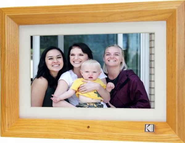 Kodak RDPF-1200W - Digital fotoramme - 10.1" - 1024 x 600 - wooden brown