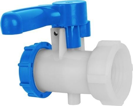 Bradas butterflyventil IBC GW S60x6 med utløp GZ S60x6 6362