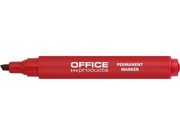 Office Products permanent marker 1-5 mm (linje), röd