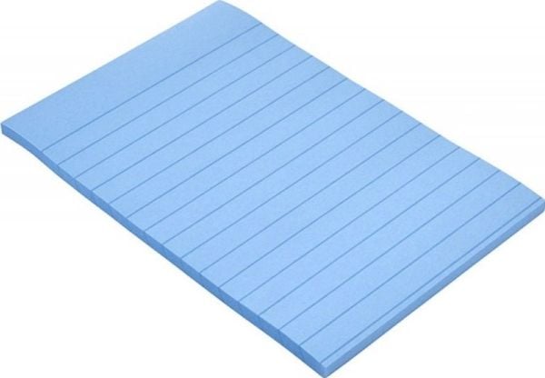 POST-IT klistrelapper Super sticky (6844-L-NB) 152x102 mm 45 kort, hengende, blå