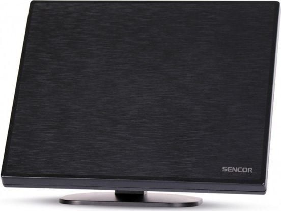 Sencor SDA-220, Sisätila, Musta, 87,5 - 790 MHz, 20 dB, Vaakapolarisaatio, UHF, VHF
