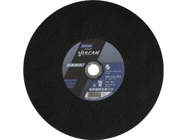 Norton Clipper Kutteskive A30S-400X4.0X25.4-T41 NOR-VULCAN FIX80