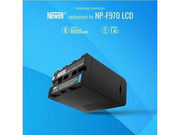 Newell Korvaava akku NP-F970 LCD Sonyyn