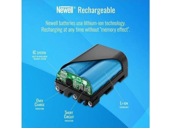 Newell Korvaava akku NP-F970 LCD Sonyyn