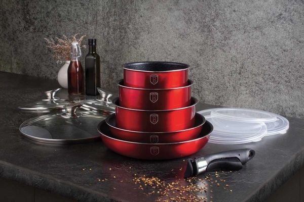 Berlinger Haus Click&Cook grytsett granitt BH-1674
