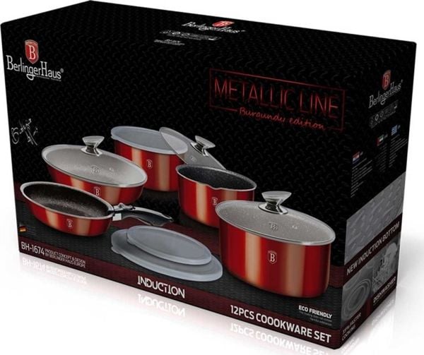 Berlinger Haus Click&Cook grytsett granitt BH-1674
