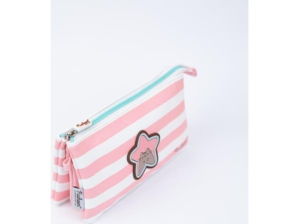 Pusheen pennal - tredelt pennal fra Rose Collection