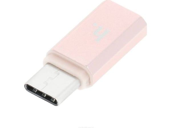 USB-adapter Hoco USB-C till microUSB - Rosa