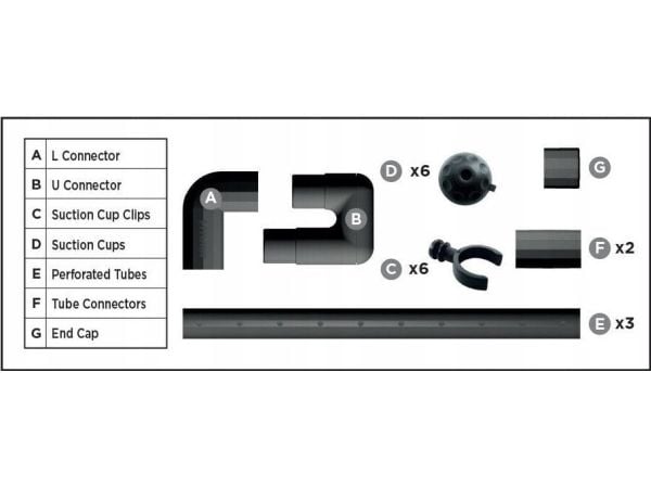 Spray Bar kit for 06 og 07 serie filtre