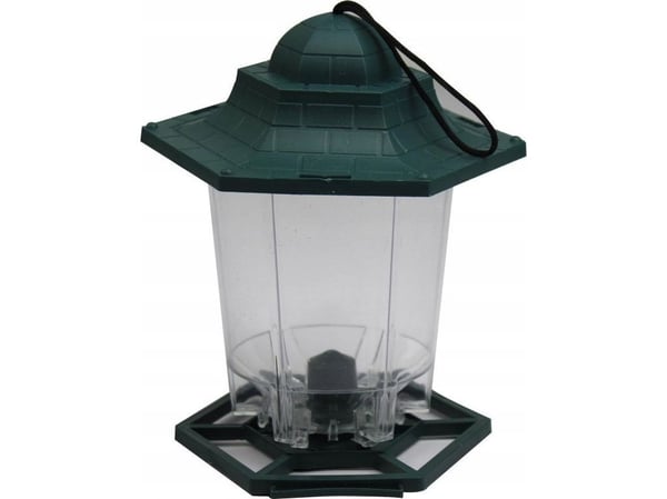 Garden&Fun fuglekarm/fuglehus i plast, 14,8x13x17 cm
