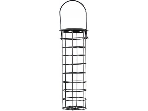 Garden&Fun fettbolleholder til fugler, metall, hengende 9x9x26 cm