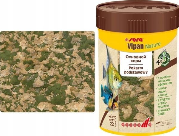 Sera Vipan Nature 100 ml, flak - premium mat