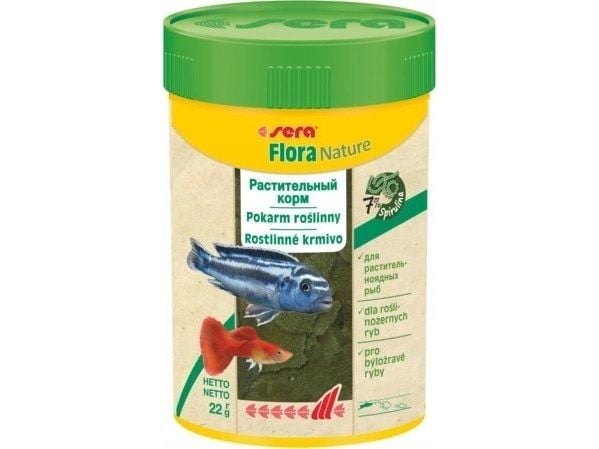 Sera Flora Nature 100 ml, flingor - premiumfoder