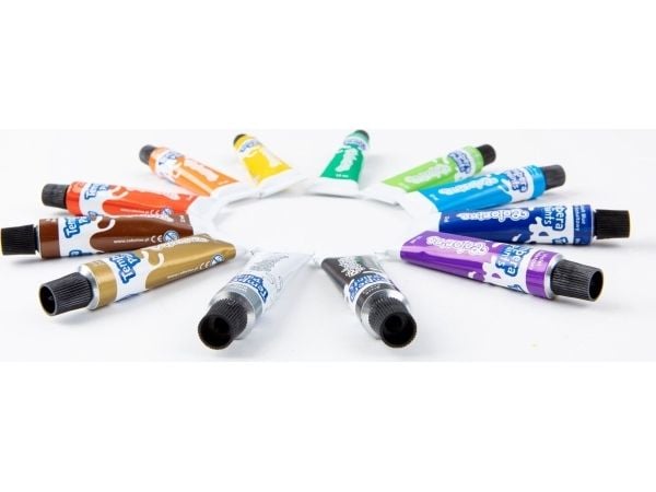 Tempera maling i tuber med 12 farger 12ml Colorino Kids Star Wars