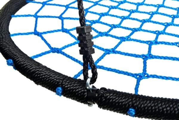 Funfit gyngesete/vingestol i asurblått storkereir 100 cm for barn