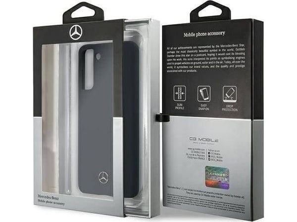 Mercedes MEHCS21MSILNA S21 + G996 sininen/sininen kovakotelo Silikoni Line