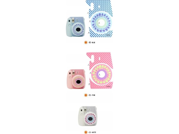 LoveInstant deksel/skin til Fujifilm Instax Mini 8 - svart
