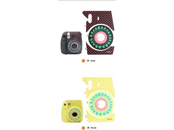 LoveInstant deksel/skin til Fujifilm Instax Mini 8 - svart