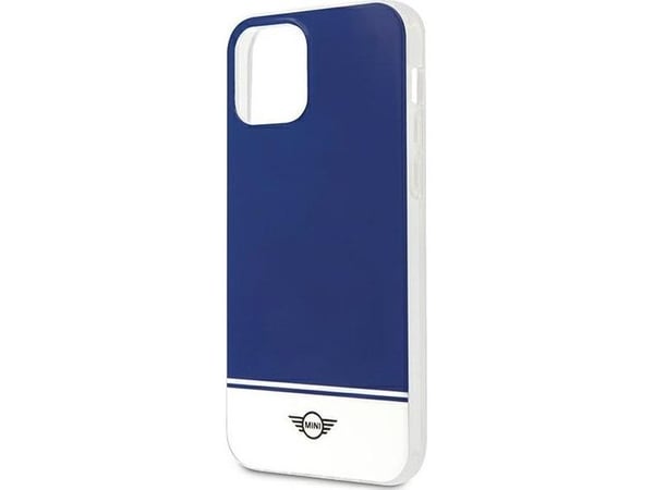 Mini Morris Mini MIHCP12MPCUBINA til iPhone 12/12 Pro 6,1" mørkeblå hardt deksel Stripe Collection