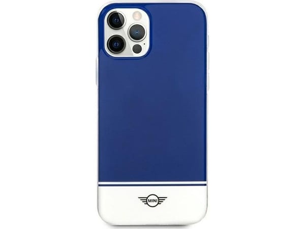 Mini Morris Mini MIHCP12MPCUBINA hårt fodral i navy till Apple iPhone 12/12 Pro 6,1" Stripe Collection