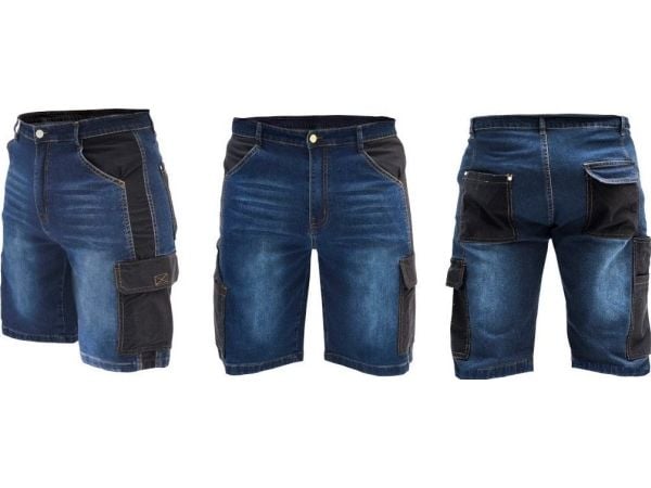 Dedra Jeans-shorts, størrelse XXL, denim 280g/m2