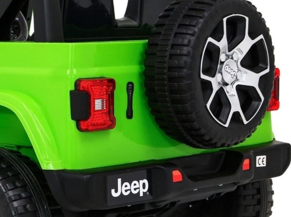 Ramiz elbil Jeep Wrangler Rubicon grønn