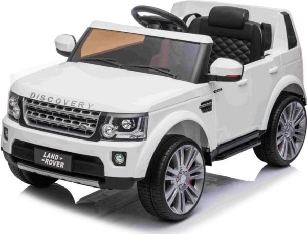 Ramiz-kjøretøy Land Rover Discovery hvit