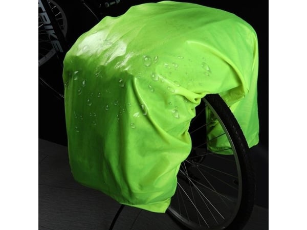 Wozinsky sykkelbag for bagasjebrett 60L romslig (regntrekk inkludert) - svart (WBB13BK)