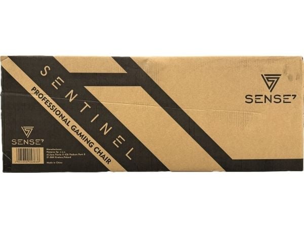 Sense7 Sentinel pelituoli, musta ja punainen