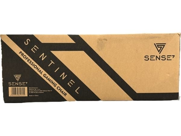 Sense7 Sentinel-pelituoli, musta ja harmaa