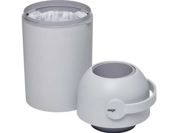 MA-C110WH-WASTE BASKET WHITE FOR 25 DIAPERS