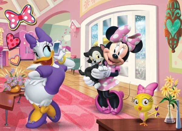 Lisciani Dobbeltsidig puslespill maxi 24 Minnie Mouse