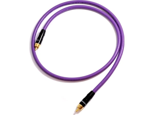 Melodika RCA-kabel (Cinch) – RCA (Cinch) 0,75 m lilla