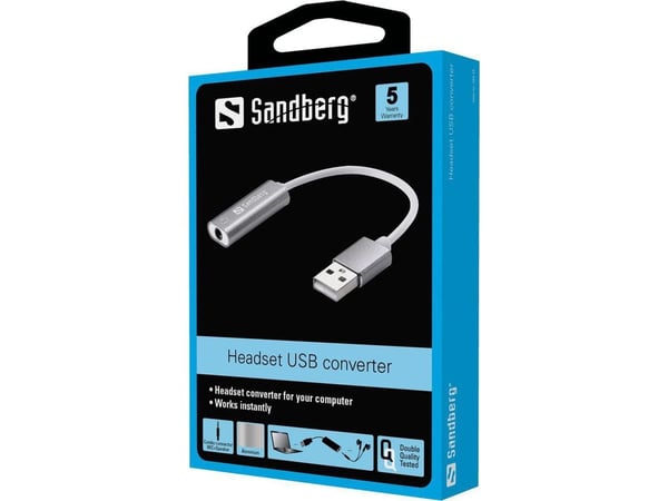 Sandberg - Äänikortti - USB