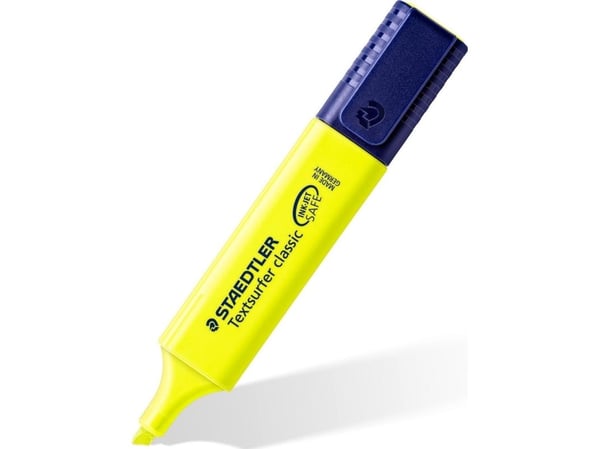 Staedtler Textsurfer classic 364, 4 stykker, Grønn, Oransje, Rosa, Gult, Meisel tupp, Grønn, Oransje, Gult, Rosa, 1 mm, 5 mm