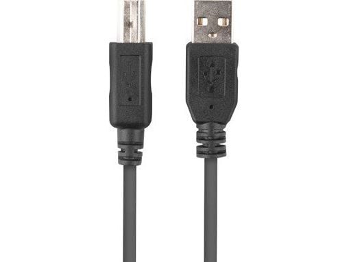 Lanberg - USB-kabel - USB (hann) til USB-type B (hann) - USB 2.0 - 1.8 m - svart