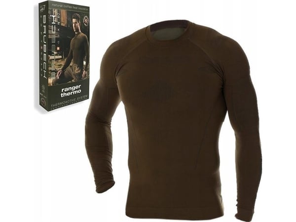 Brubeck LS14860 herrtröja Ranger Thermo khaki XL