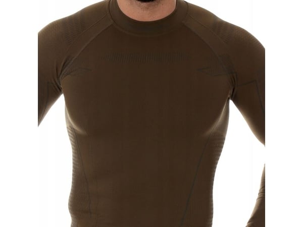 Brubeck LS14860 herrtröja Ranger Thermo khaki XL