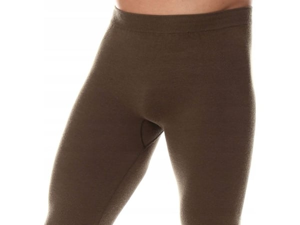 Brubeck LE12410 Miesten RANGER WOOL housut khaki S