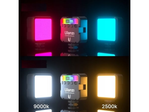 LED-lampe Ulanzi VL49 RGB, WB (2500 K - 9000 K)