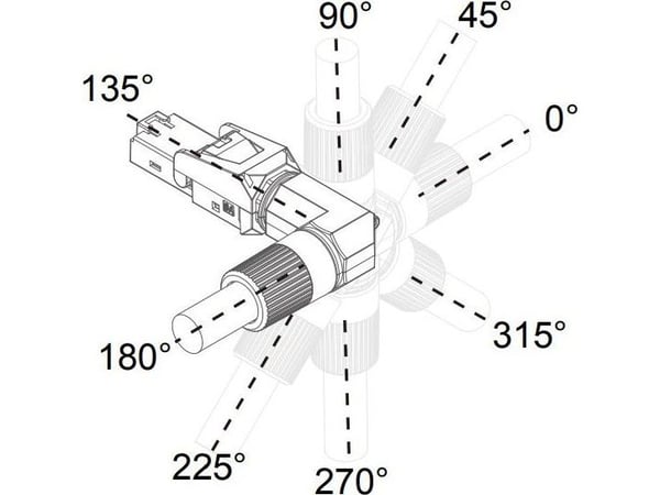 EFB Elektronik 88035P8.1, RJ-45, Hopea, Uros, Sinkki, Cat6, 22/26