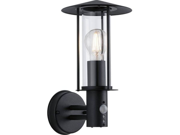 Paulmann 94396, Vegglys, Grå, Glass, Metall, IP44, Fasade, I